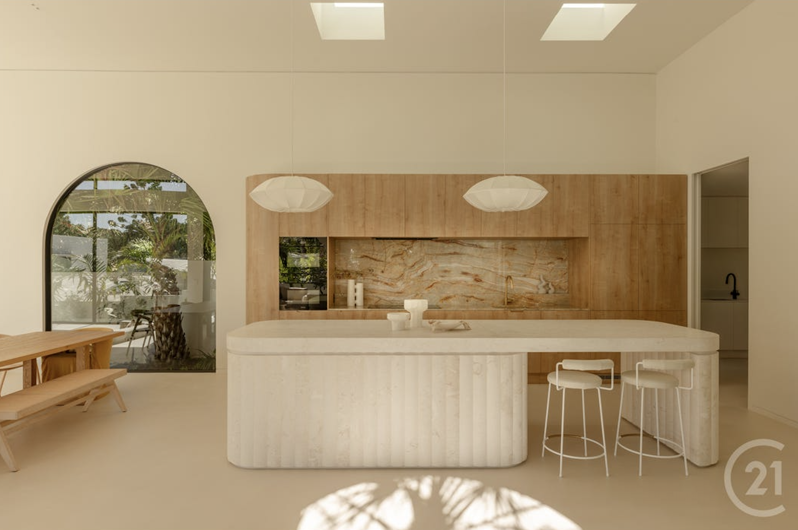 Luxury Noosa Heads home on Mitti Street, property styling by Blink Living